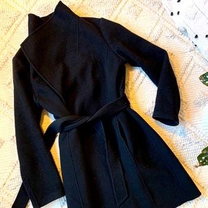 Banana Republic Funnel Neck Wool Coat